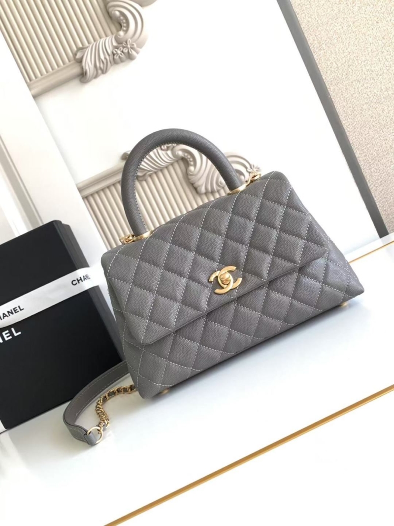 Ch**el top handle bags